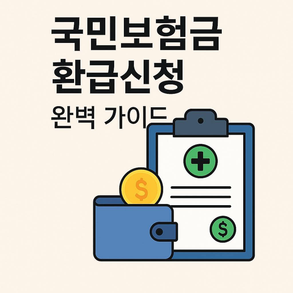 국민보험금 환급신청 완벽 가이드라는 텍스트가 적힌 이미지