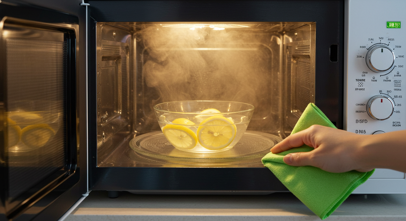 초간단 전자레인지 청소 방법 이대로만 따라 하세요