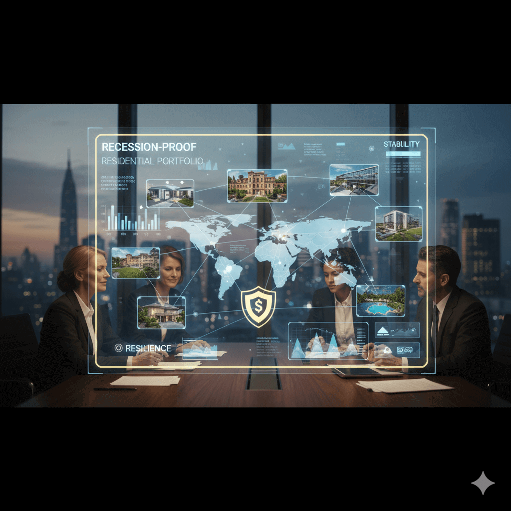 불황에도 강한 패밀리 오피스 주거 부동산 포트폴리오 전략 및 글로벌 자산 관리 이미지