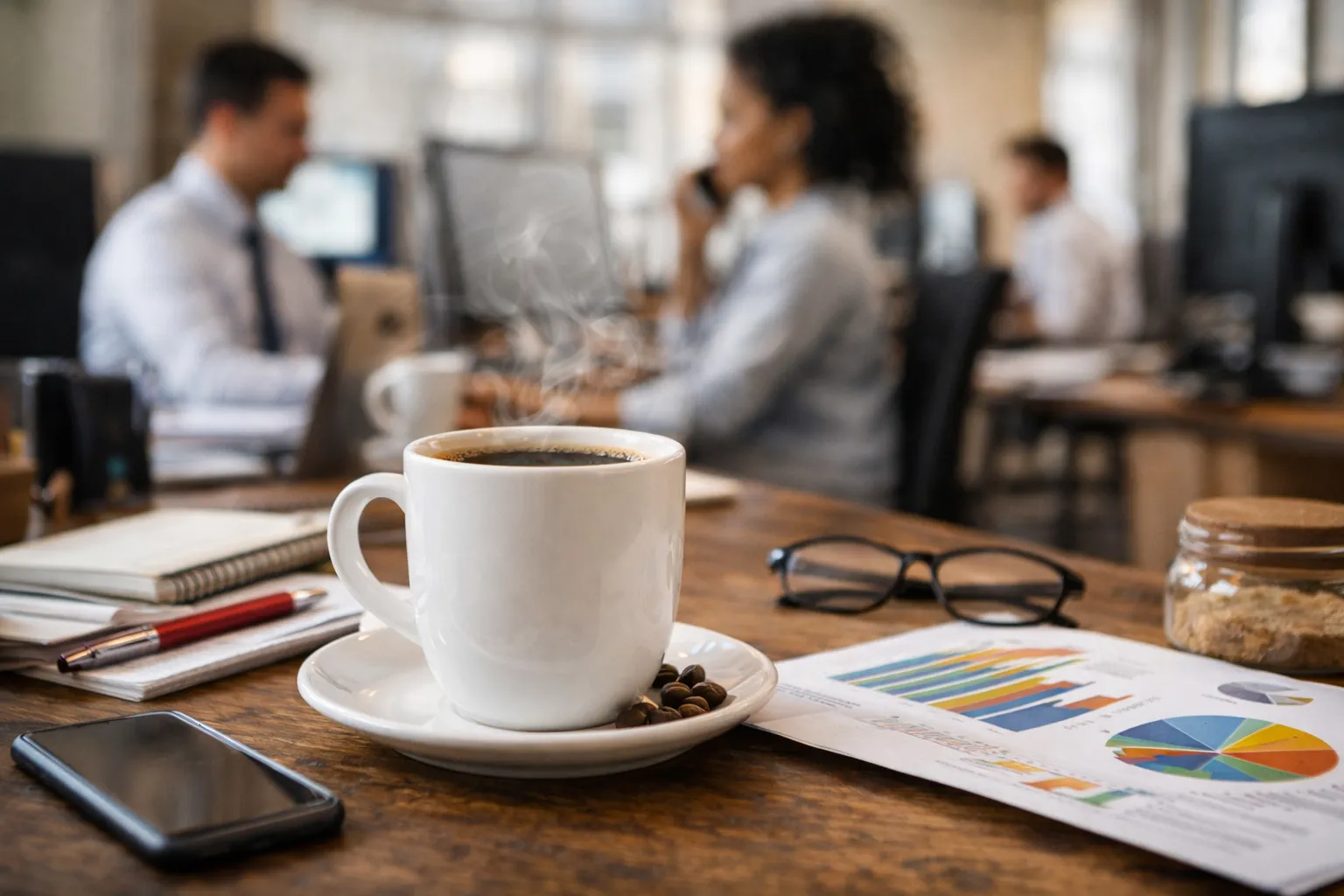 커피 루틴의 심리학 (출근 습관, 집중력, 고객 관찰)