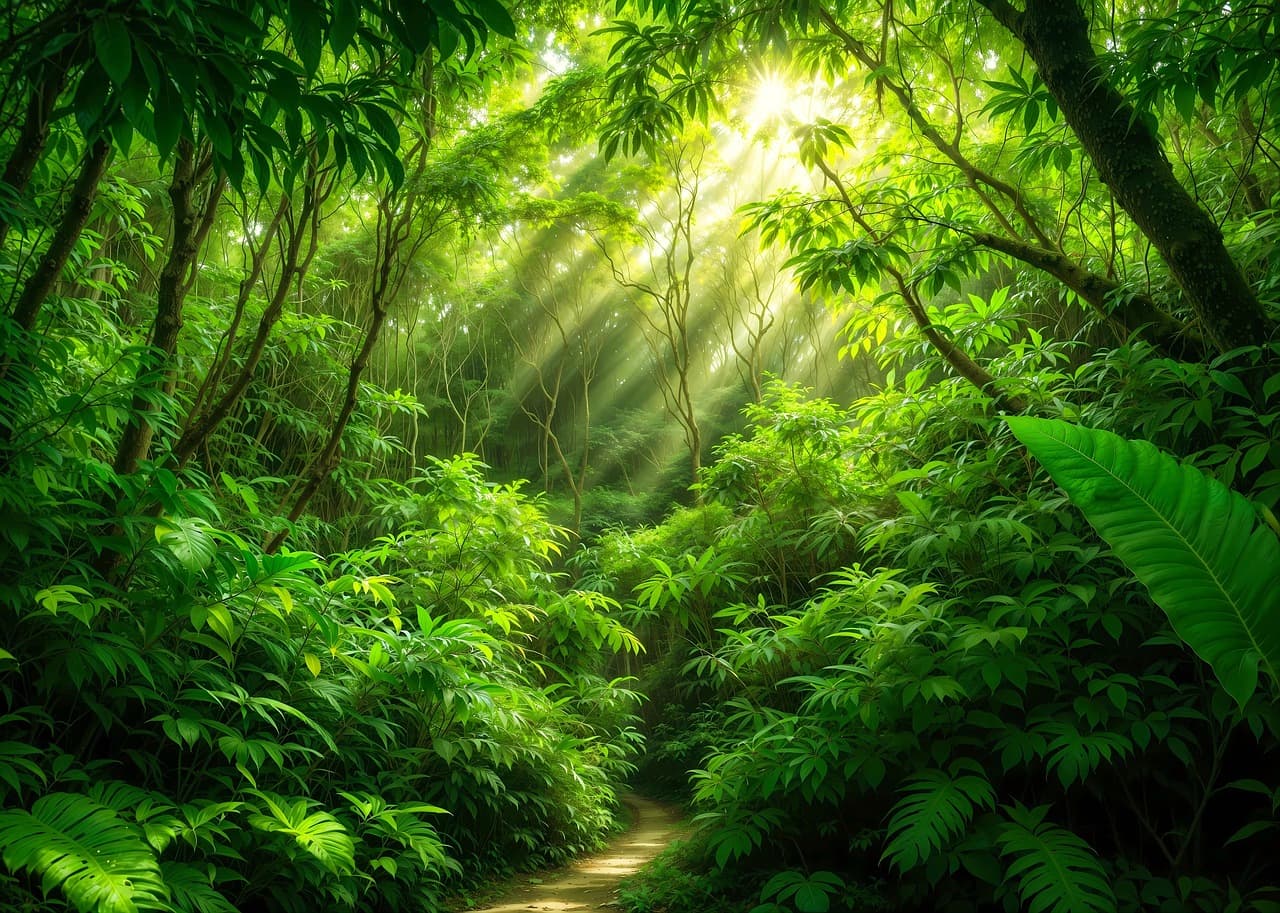 광합성 효율,잎의 엽록소 함량에 대한 영향