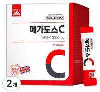 메가도스C 비타민C 3000mg, 180g, 2개