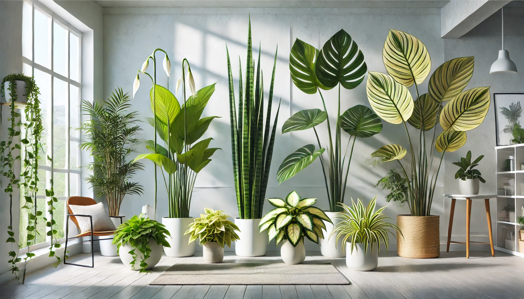 실내 공기 정화에 탁월한 식물 Best 5