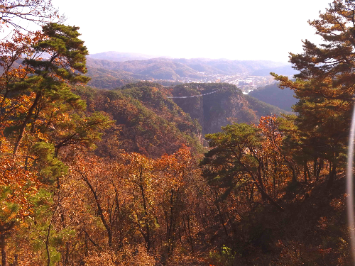 원주 소금산, 원주 잔도, 소금산 잔도, 강원도 단풍, 원주 단풍, 간현유원지, 소금산 입장료