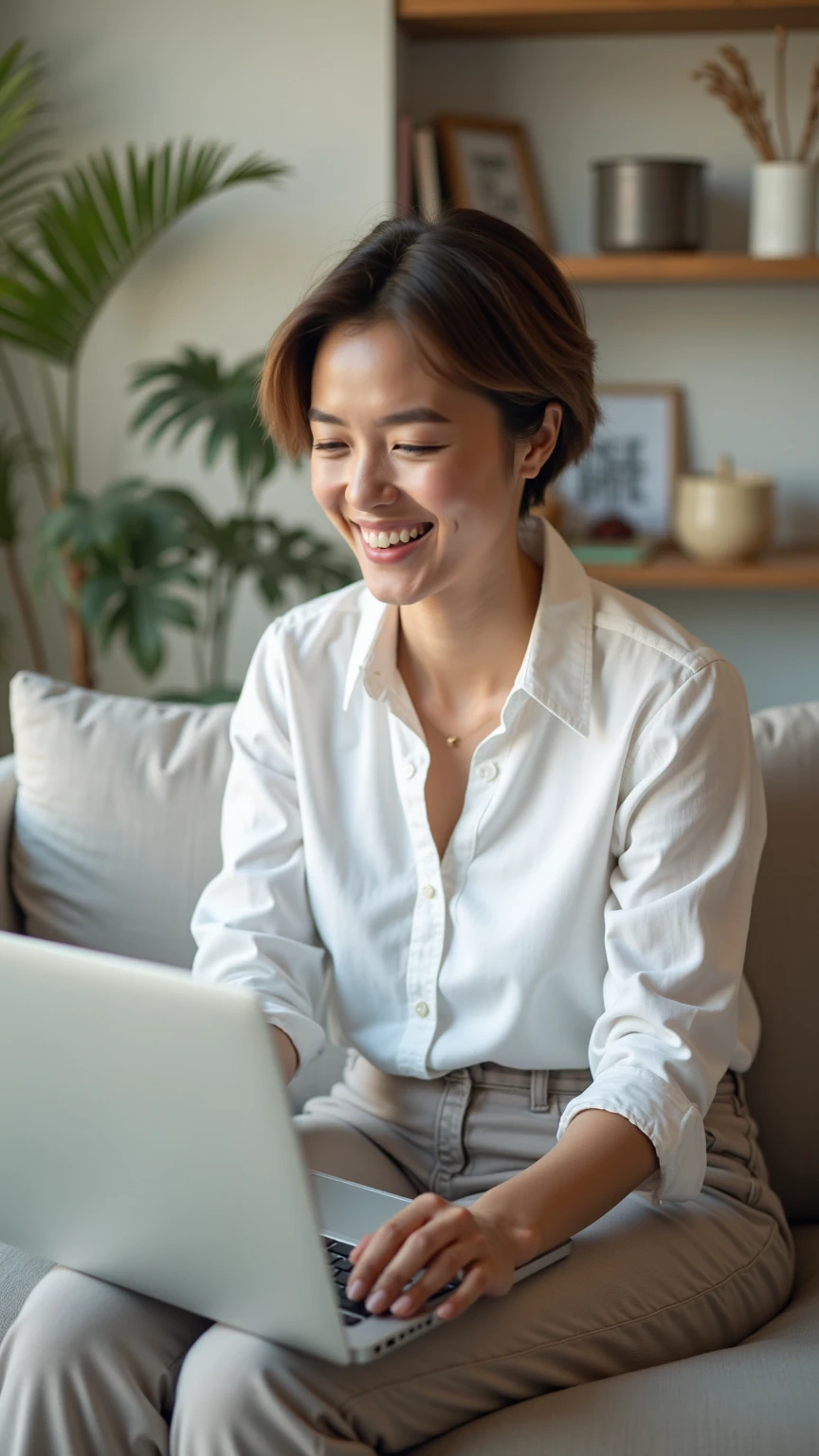 성공적인 투자를 위한 여자 이미지