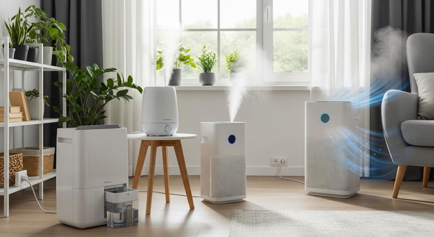 제습기 가습기 공기청정기