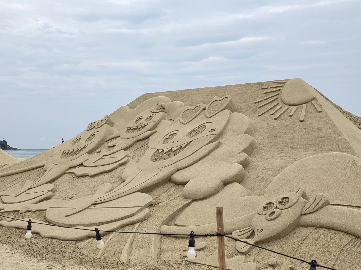 해운대 모래축제 작품