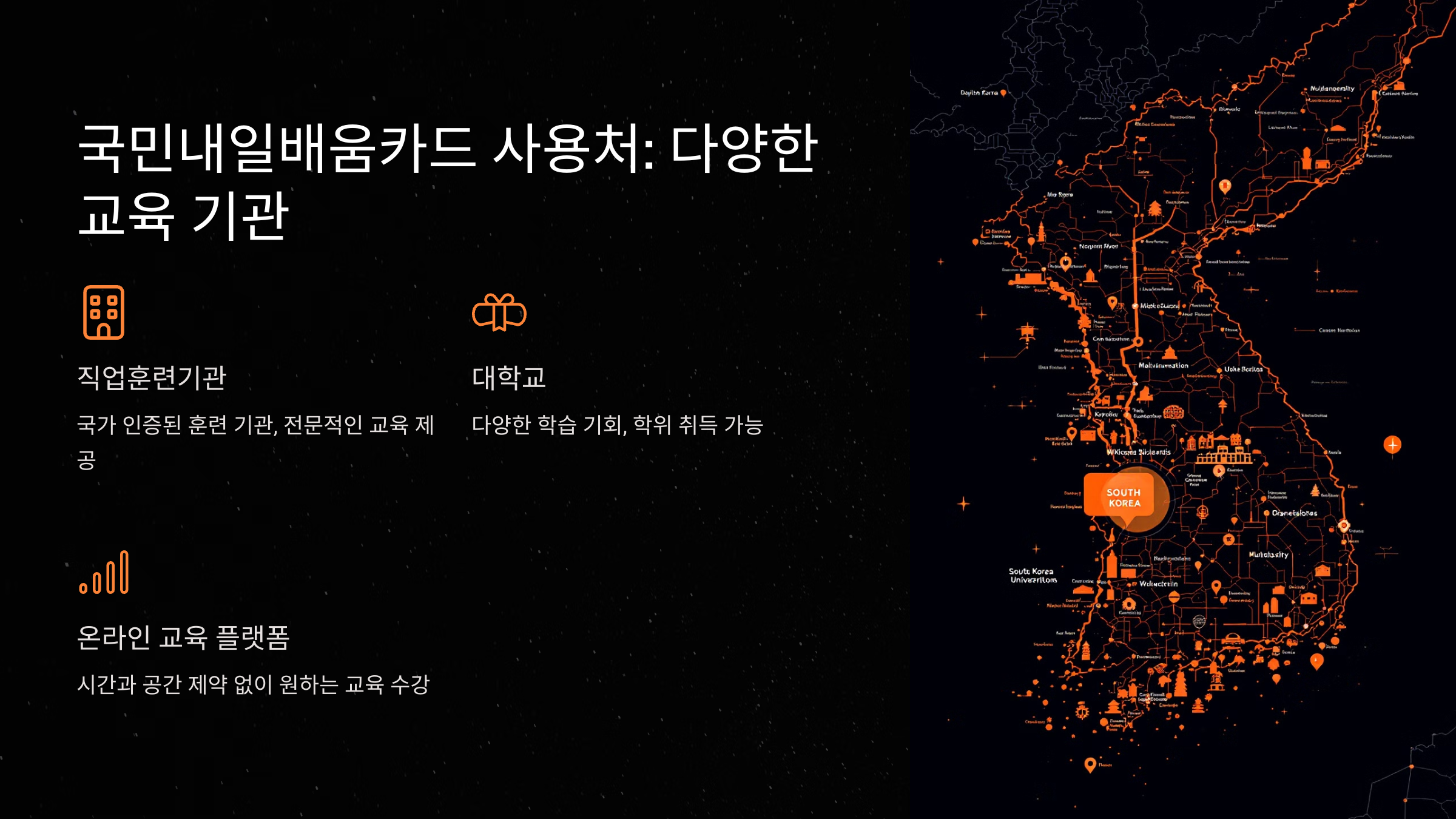 국민내일배움카드의 사용처