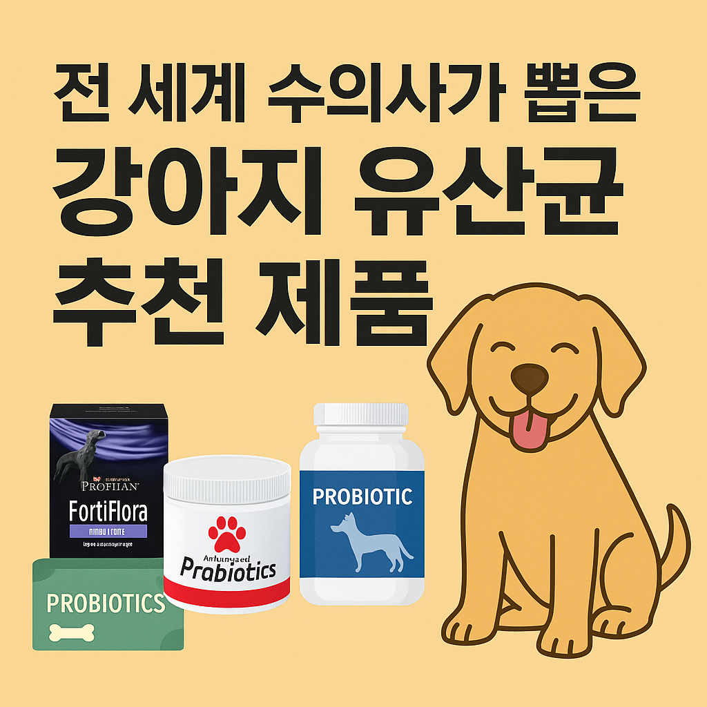 강아지 유산균 수의사 추천