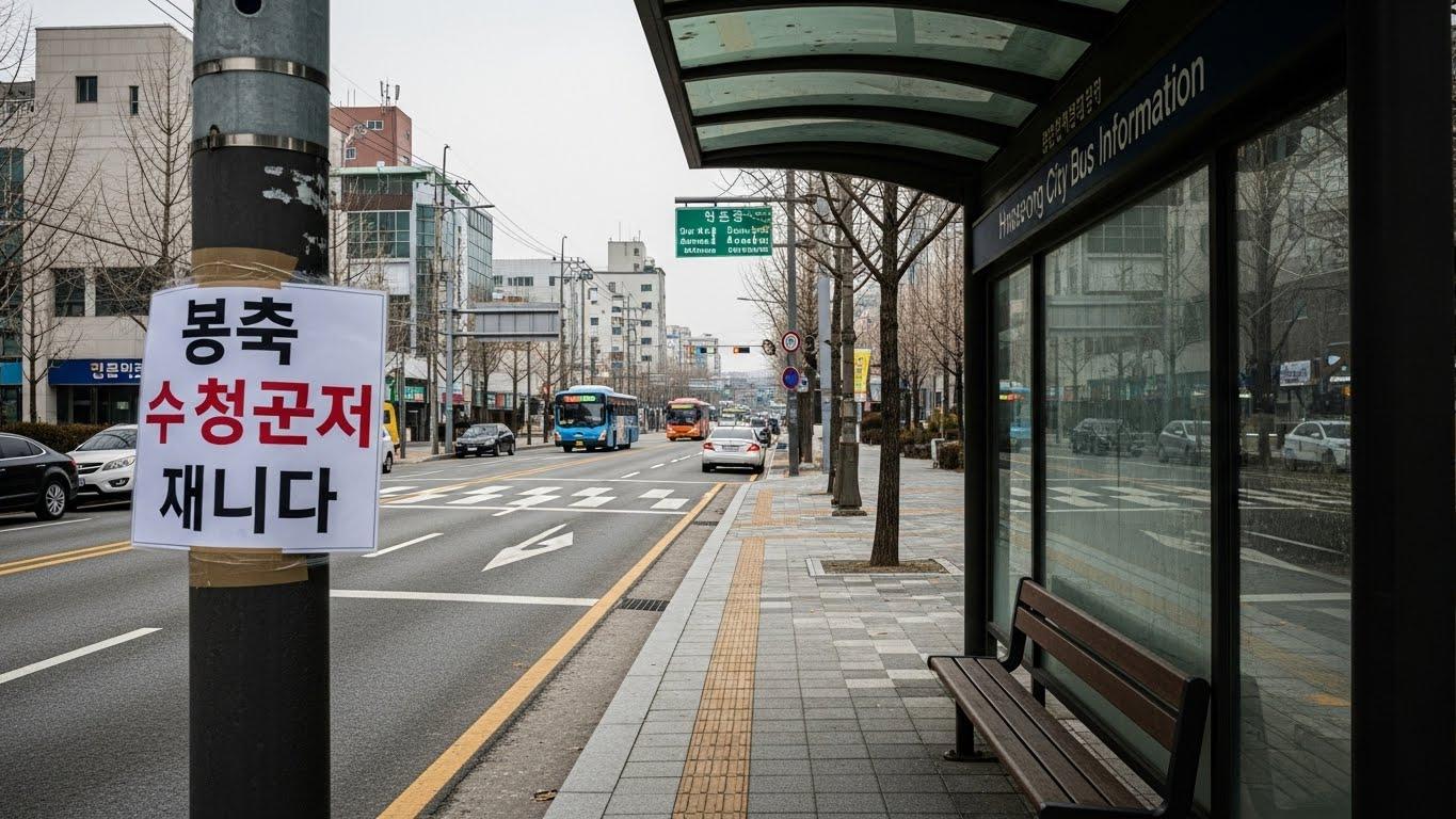 화성시 버스 파업 노선