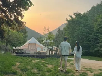 원주 캄파슬로우 글램핑 캠핑 톰의 오두막 사용 후기 요약_19