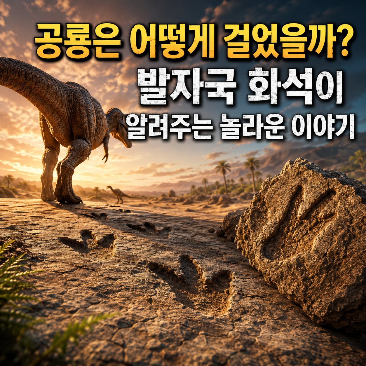 공룡은 어떻게 걸었을까