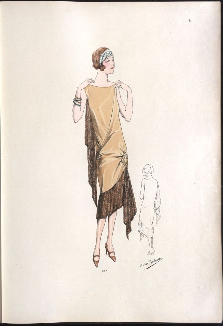 플래퍼 룩의 스타일