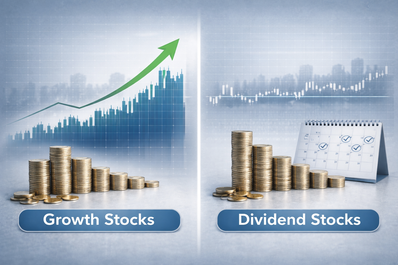 성장주와 배당주 투자 성향 비교