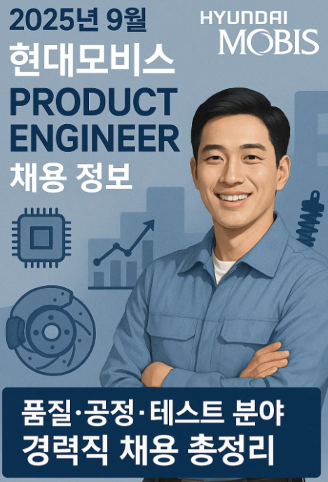 2025년 9월 현대모비스 Product Engineer 채용 정보