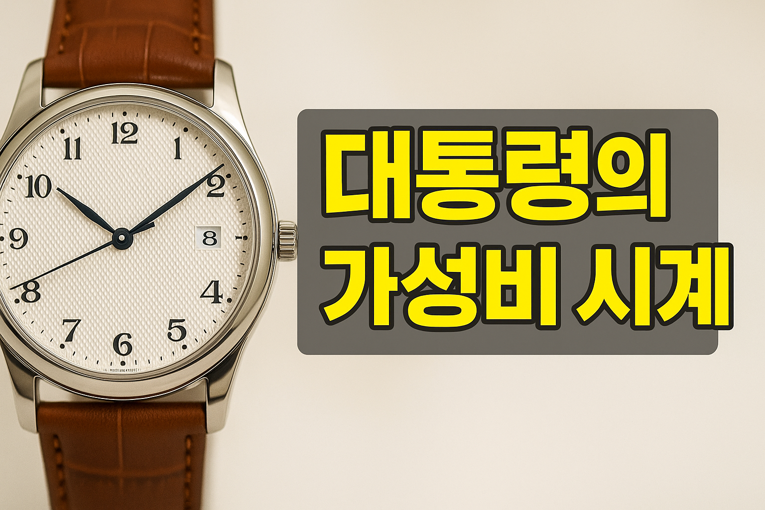이재명 시계