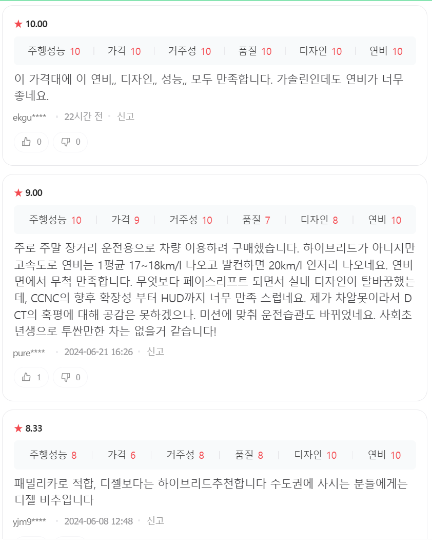 투싼 실제 오너 평가
