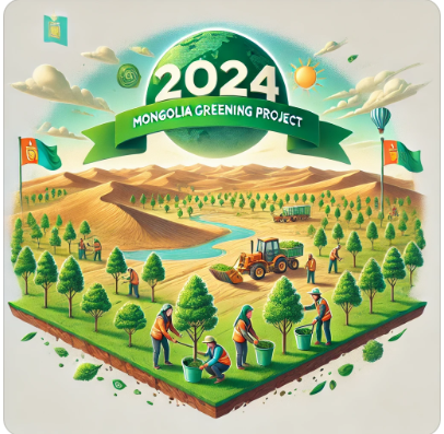 2024 몽골 녹색화 프로젝트 사진