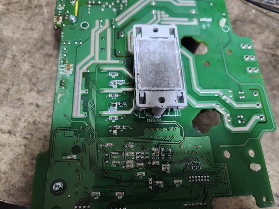 토요(TOYO) PCB기판 O-SOL BOARD D179262 동작불능 수리 완료