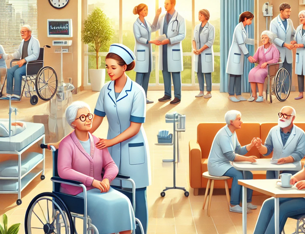 독일의 노인 돌봄 요양 시설의 모습