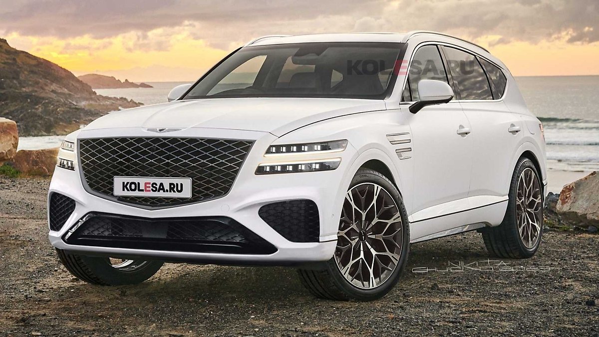 제네시스 GV80 페이스리프트 예상도