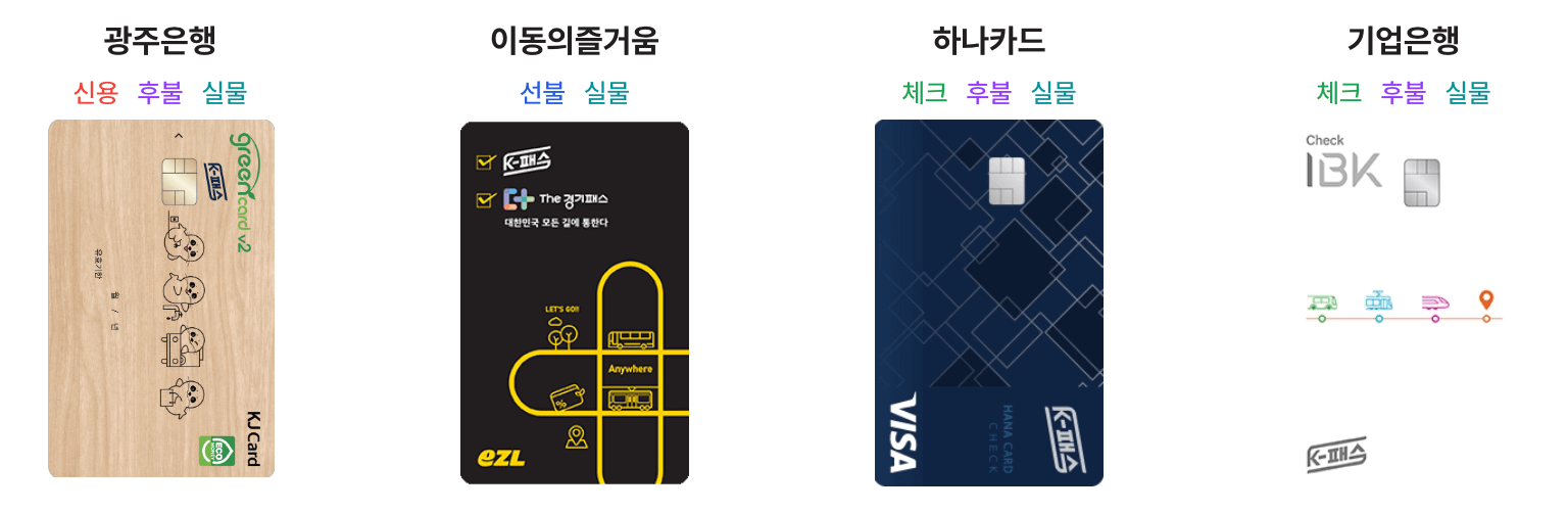 K-패스 카드 발급 및 이용방법