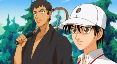 테니스의 왕자 주인공-에치젠 료마- 그의 아버지- 난지로