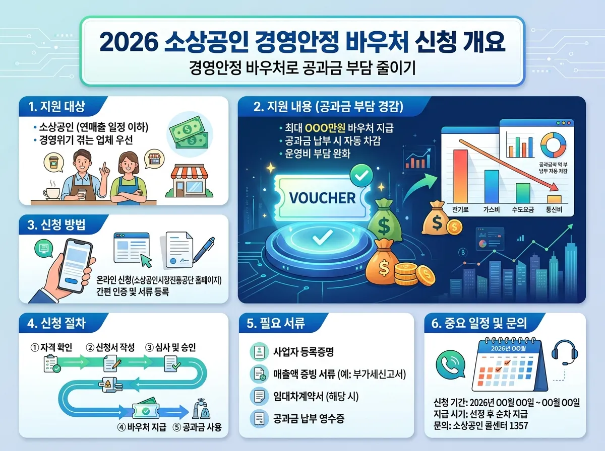 2026 소상공인 경영안정 바우처 신청 개요