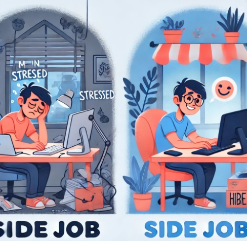 부업의 정신건강 이점