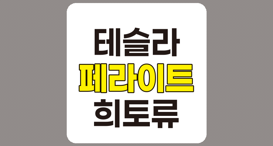 테슬라의 페라이트 도입과 국내 페라이트 관련주 분석