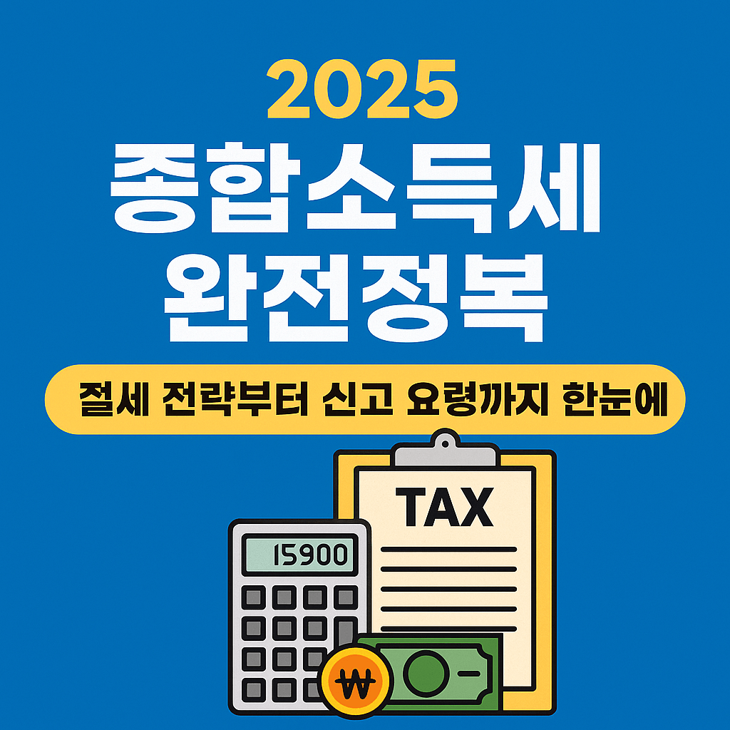 2025 종합소득세 완전정복 블로그 섬네일