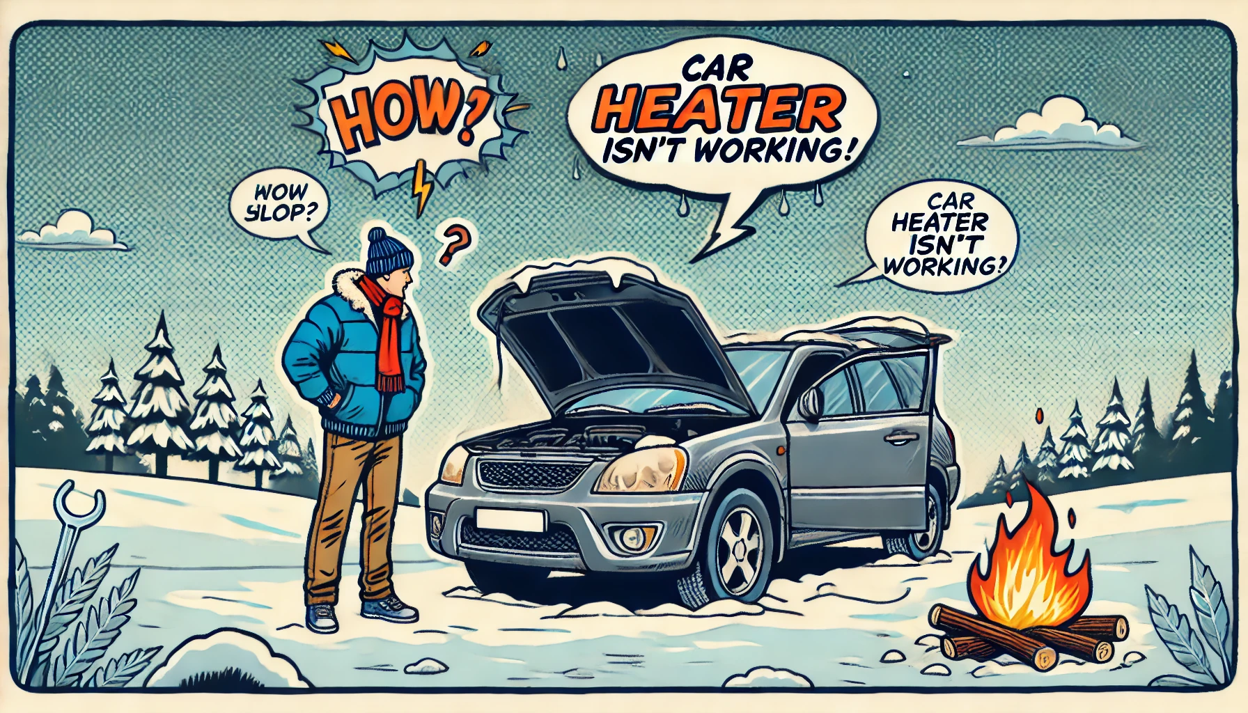 히터팬-고장으로-멈춰선-자동차