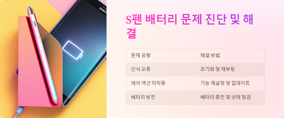 S펜초기화