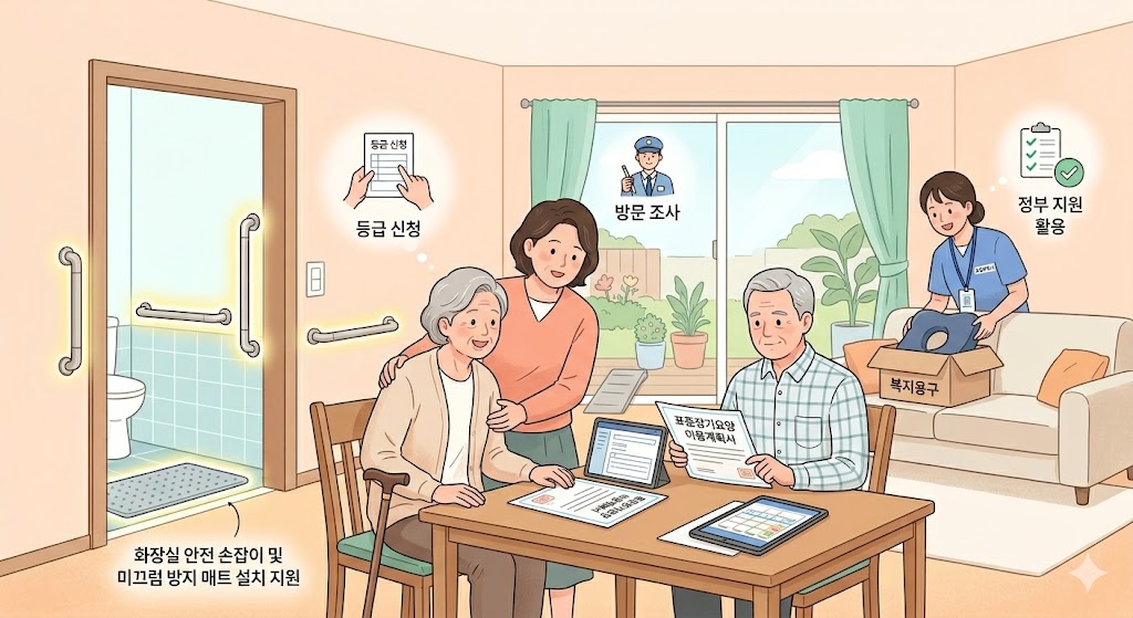'장기요양 등급 신청 절차 및 지원 활용