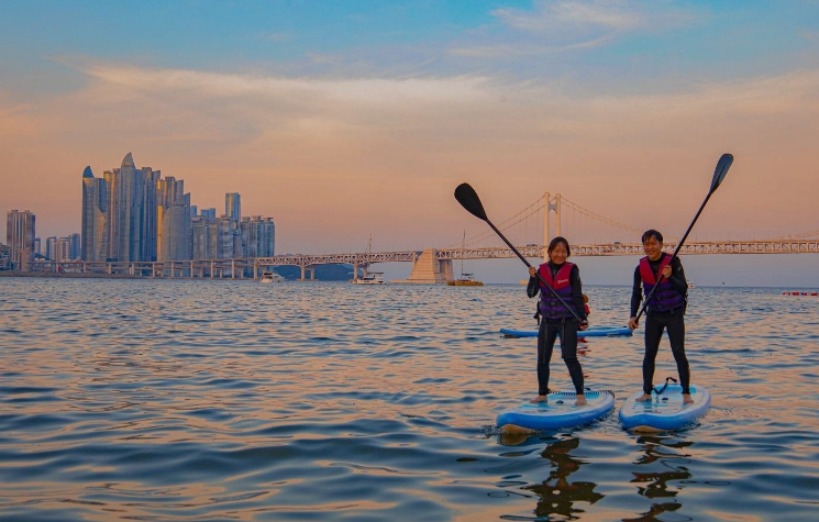 광안리-해수욕장-패들보드