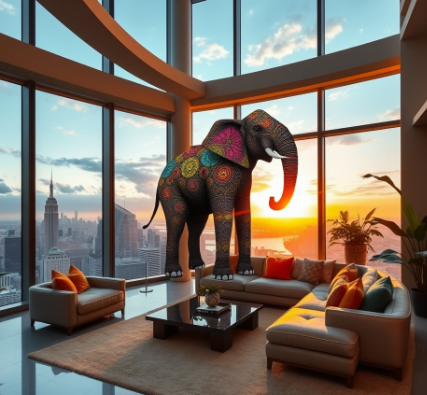 펜트하우스 코끼리 영화그림