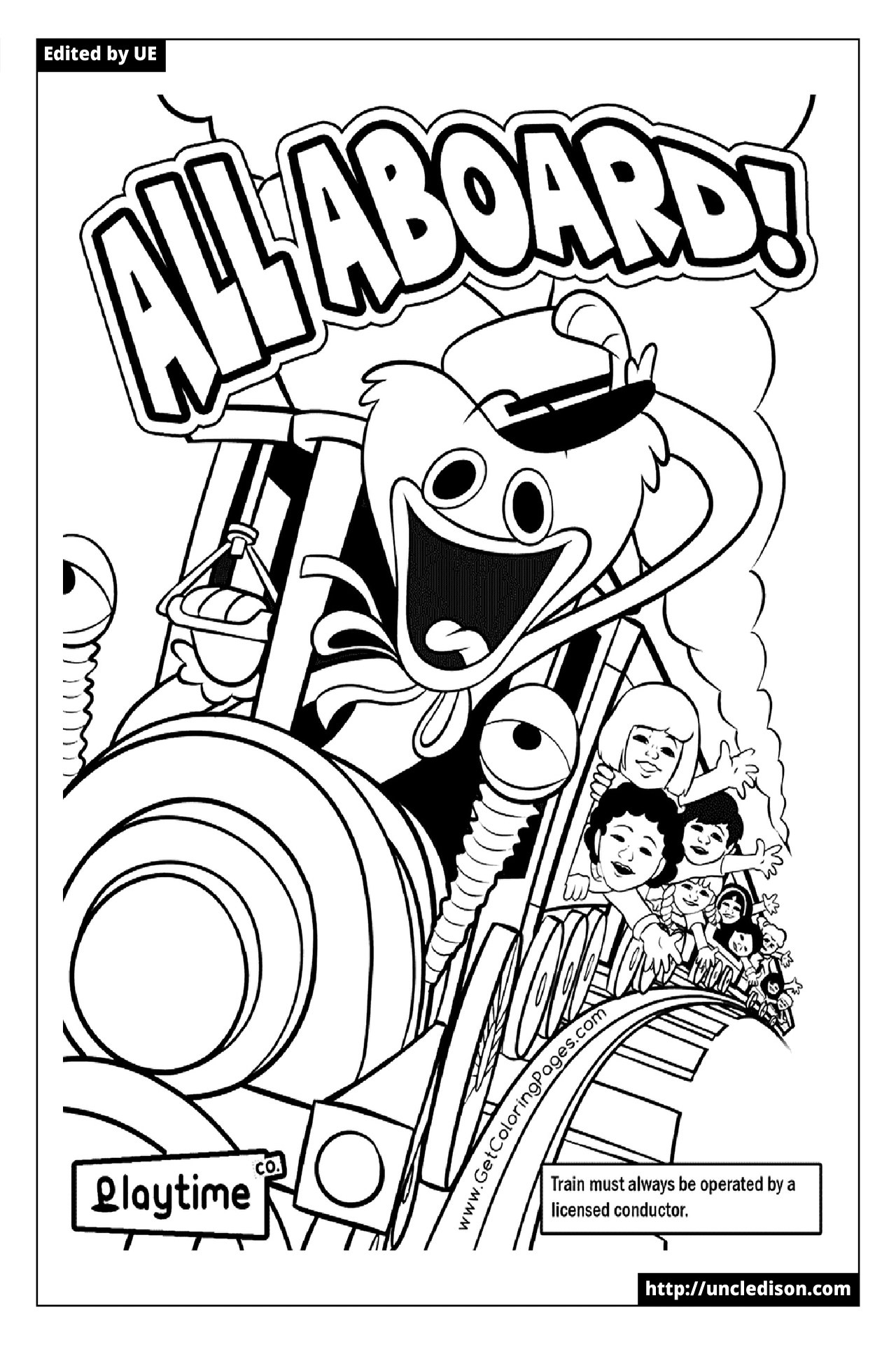 파피플레이타임 색칠공부 도안