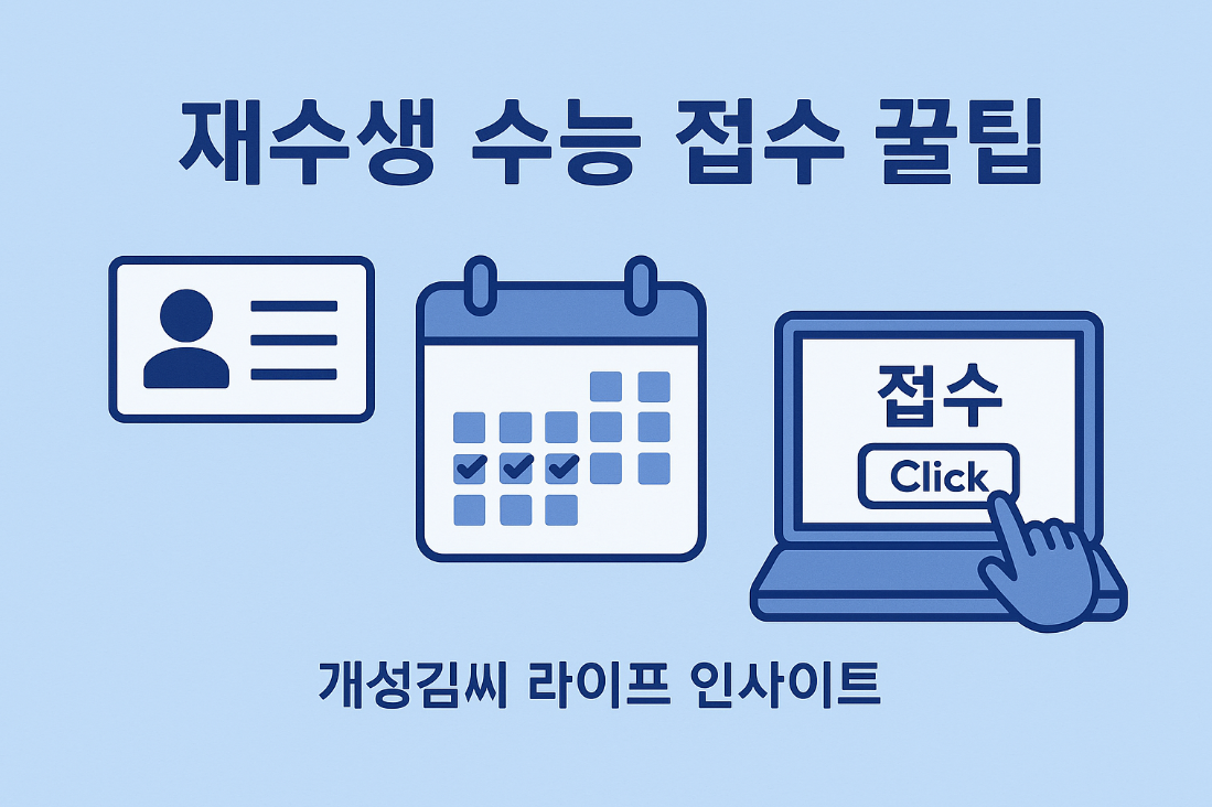 재수생 수능 접수,수능 온라인 사전 접수,수능 원서접수 기간,졸업생 수능 접수,수능 준비물