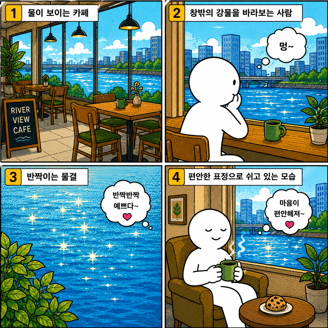 물이 보이는 창가에서 바라보는 풍경이 좋은 이유