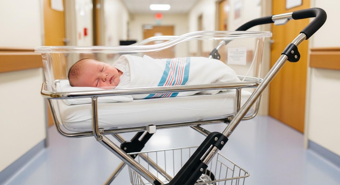 아기 병원 유모차