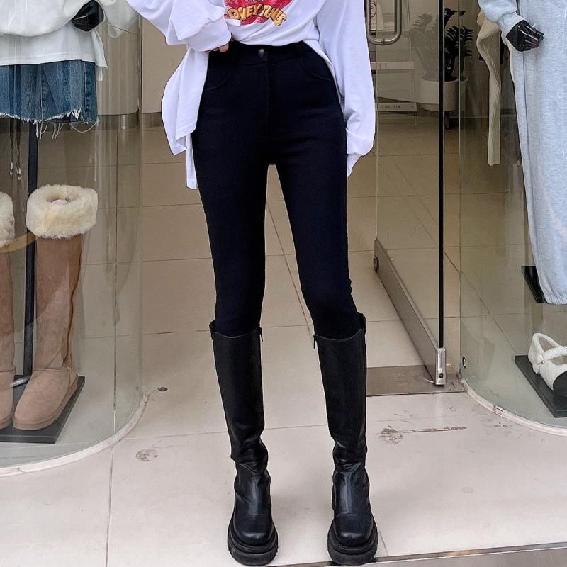 스판 기모 레깅스 팬츠