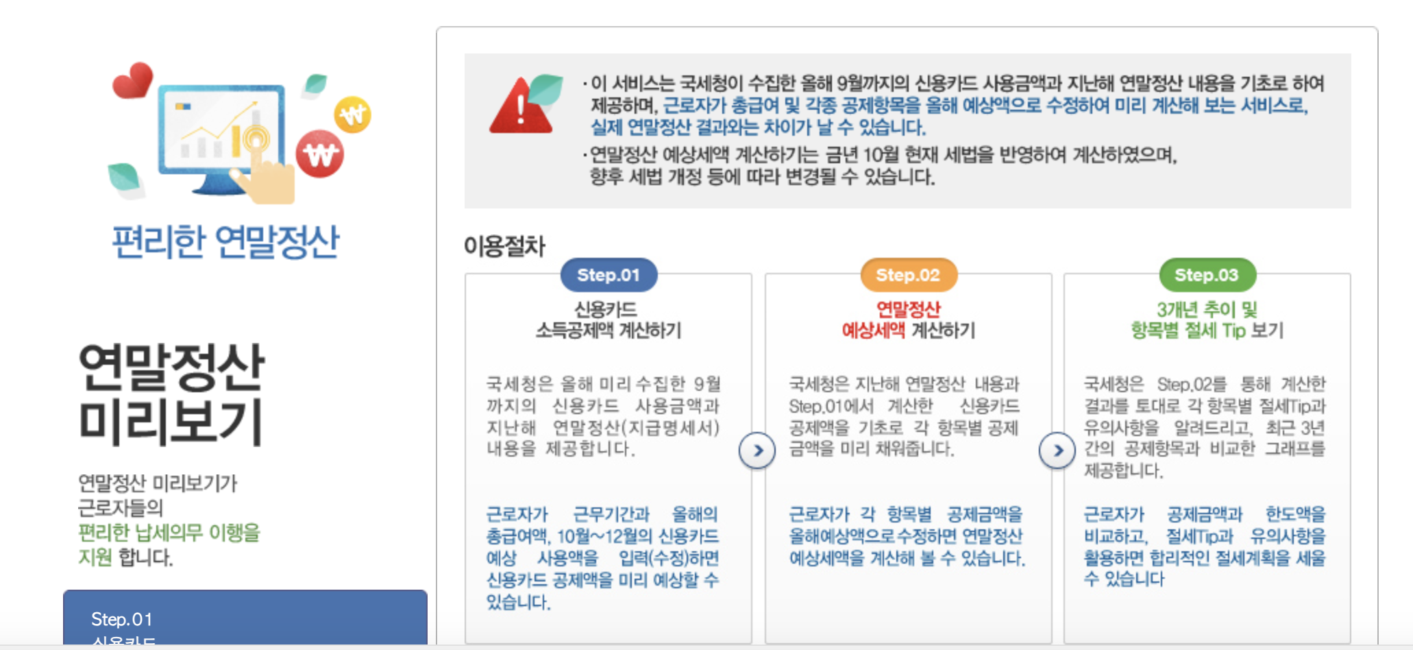 연말정산 미리보기로 세금절약 방법 알아보기