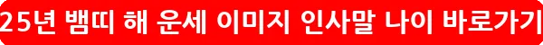 2025년 뱀띠 해 운세 이미지 인사말 나이_11