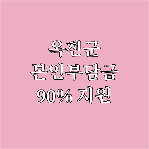 옥천군 2025 산모·신생아 건강관리..