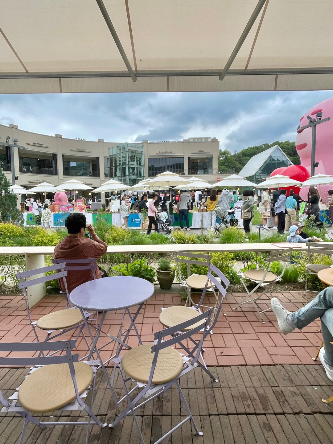 의왕 롯데 프리미엄 아울렛 주차 무료 잔디광장 카페 웁스어데이지