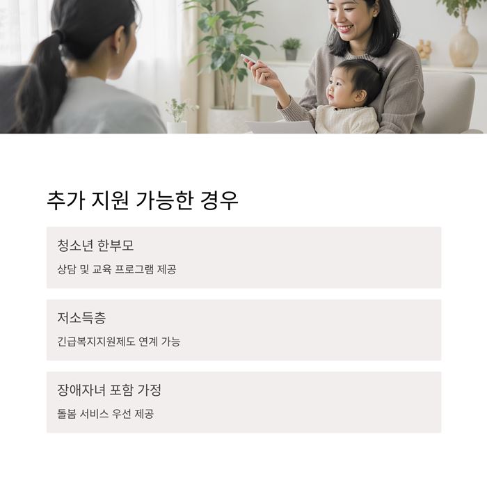 한부모가정 지원금 자격조건 혜택 신청방법 요약 이미지