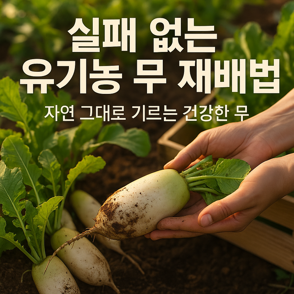 실패 없는 유기농 무 재배법