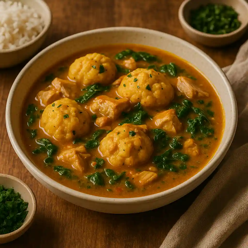 파라과이의 보리보리 수프요리 사진