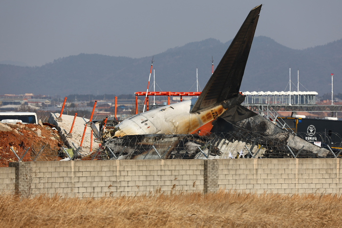 무안공항 항공기 사고장면