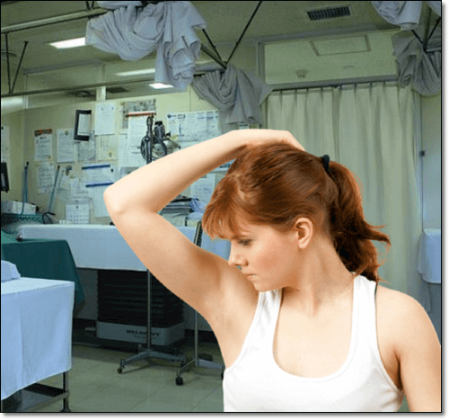 겨드랑이 림프절부음